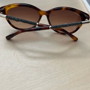 Swarovski SW131 Women`s Plastic Sunglass 53F Havana W/brown with case